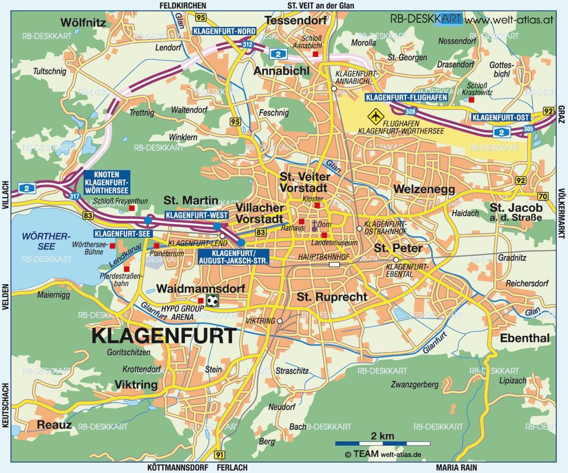 kort af innsbruck í austurríki