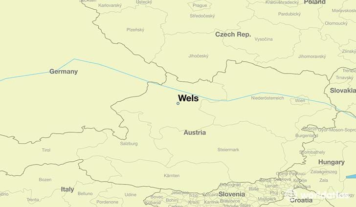 kort af villach austurríki