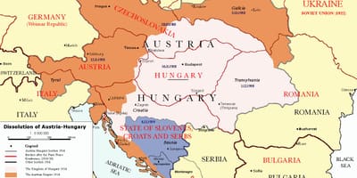 Austurríki ungverjaland kort 1900