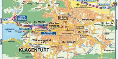 Kort af innsbruck í austurríki