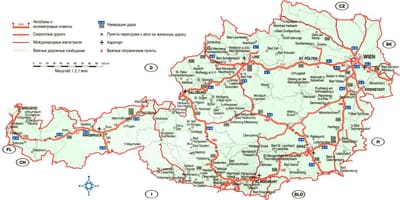 Kort af krems austurríki